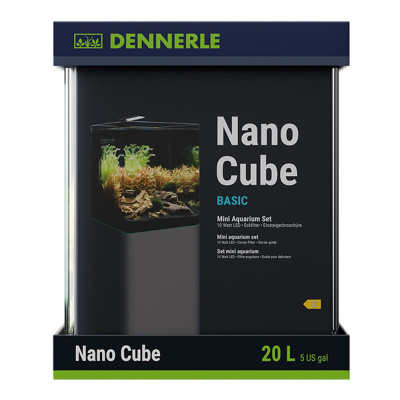 Dennerle Аквариум Nano Cube Basic 20 литров (в комплекте фильтр, освещение)
